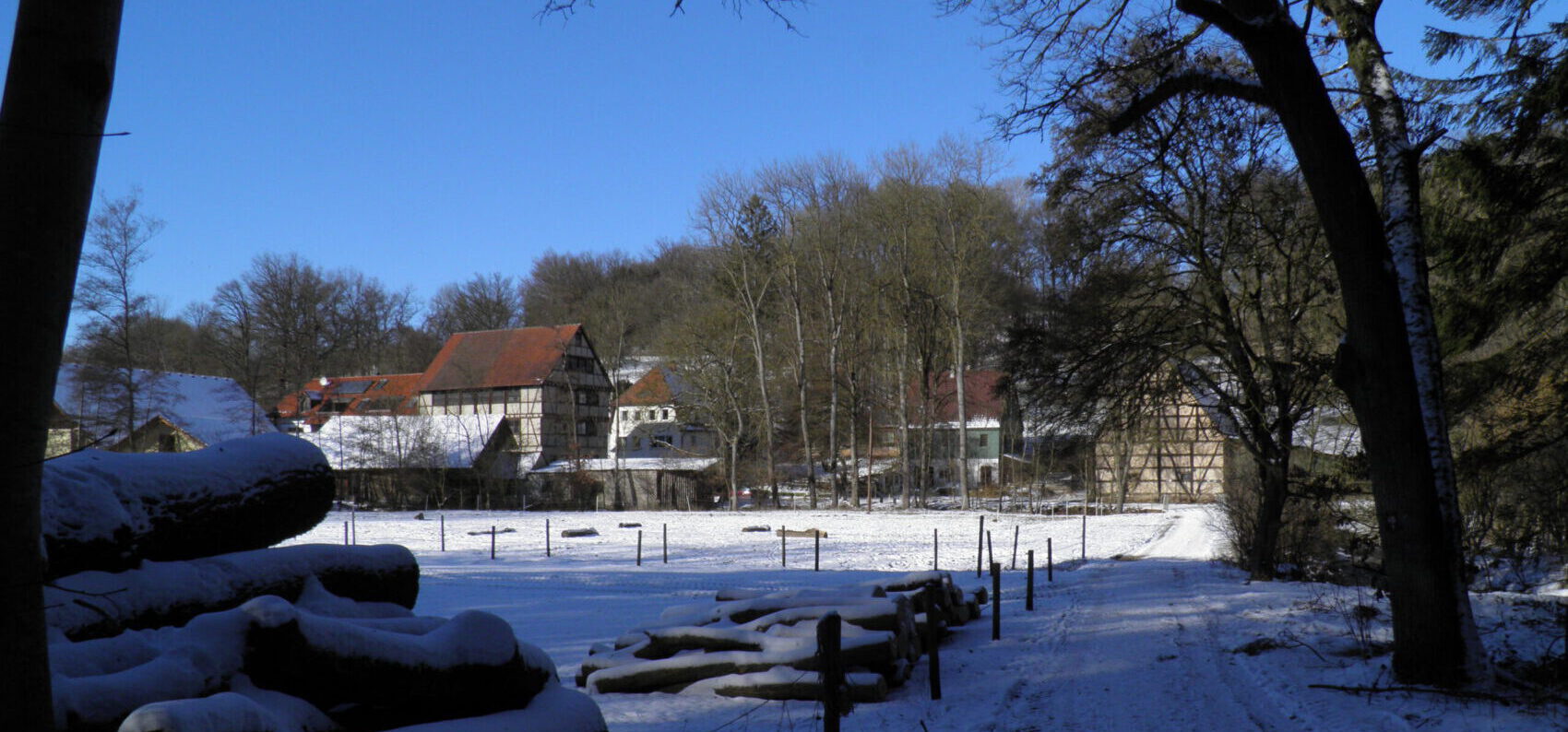 Die Stockhauser Mühle im Winter 2020/2021