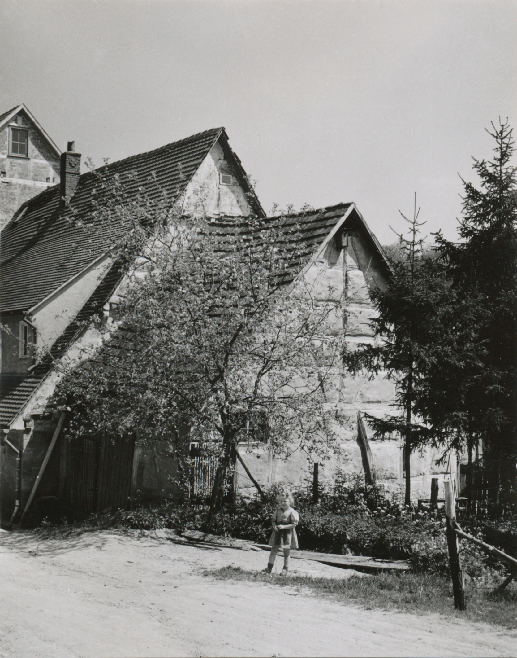 Die Stockhauser Mühle im Jahr 1950