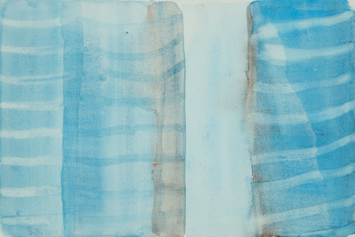 "Öffnung" von Beatrix Keller (Farbe auf Untergrund)