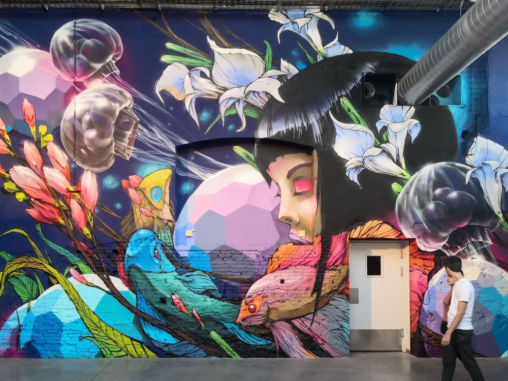Mural von Jeroo, Toulouse 2019