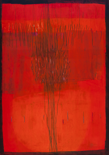 "Rot" von Ulrike Holzapfel, 2009 (Acryl auf Chirico, 60 cm x 80 cm)