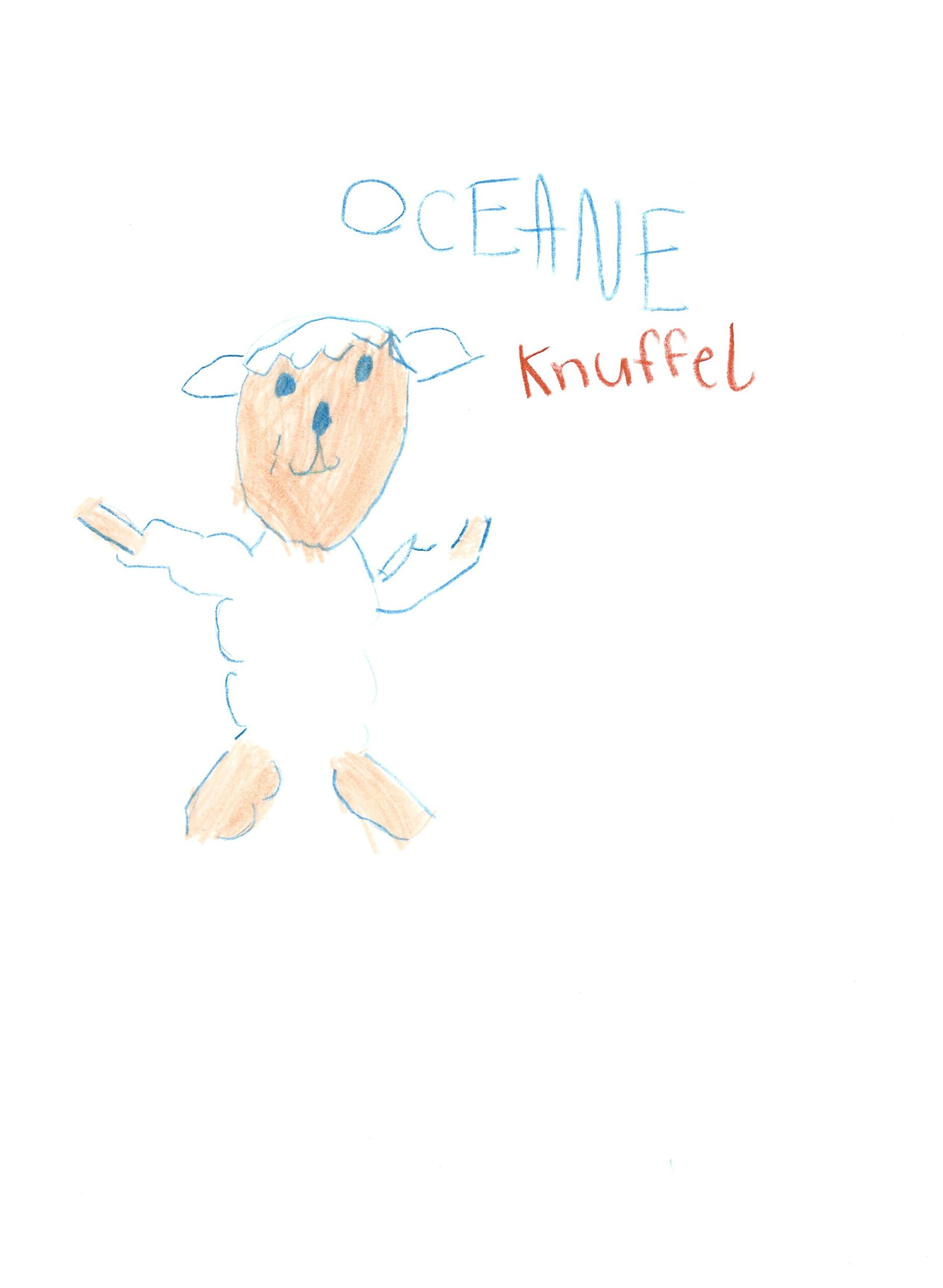 Knuffel - gemalt von Oceane